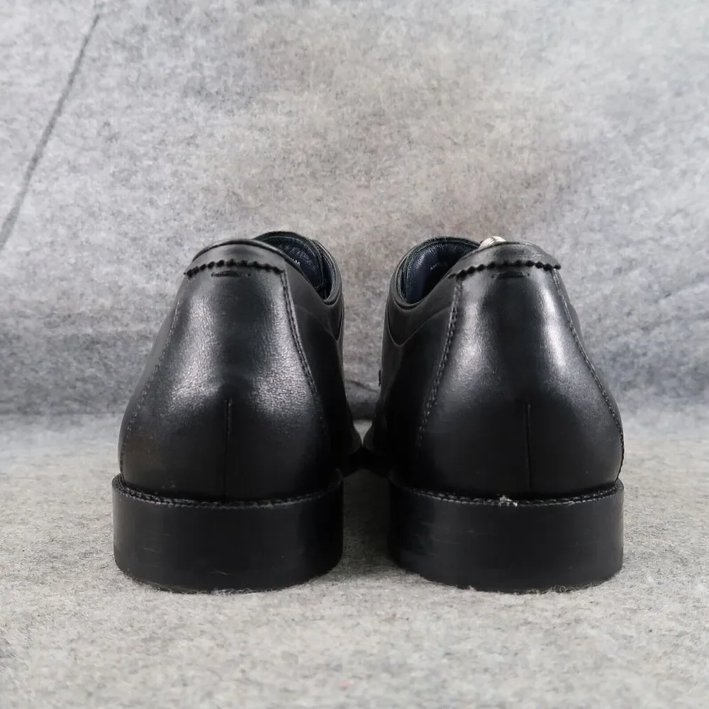 Cole Haan Shoes Men 8.5 Oxford Classic Professional Formal Leather Cap Toe Black